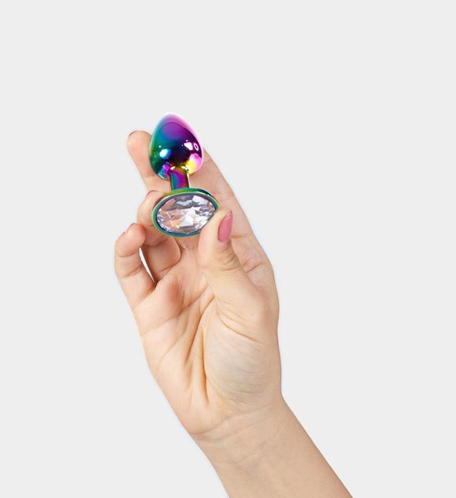 Produktbild Secret play Metall Butt Plug Regenbogen Kleine Gr?Sse 7 cm