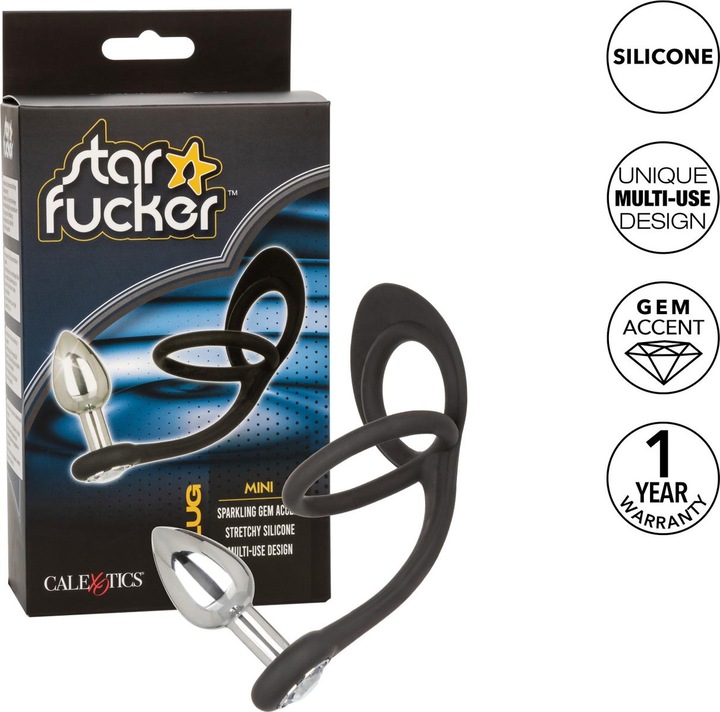 Actual product image CalExotics California Exotics Star Fucker Mini Plug