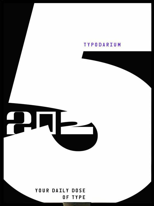 Produktbild Typodarium 2025 (8 x 12.5 cm, Englisch)