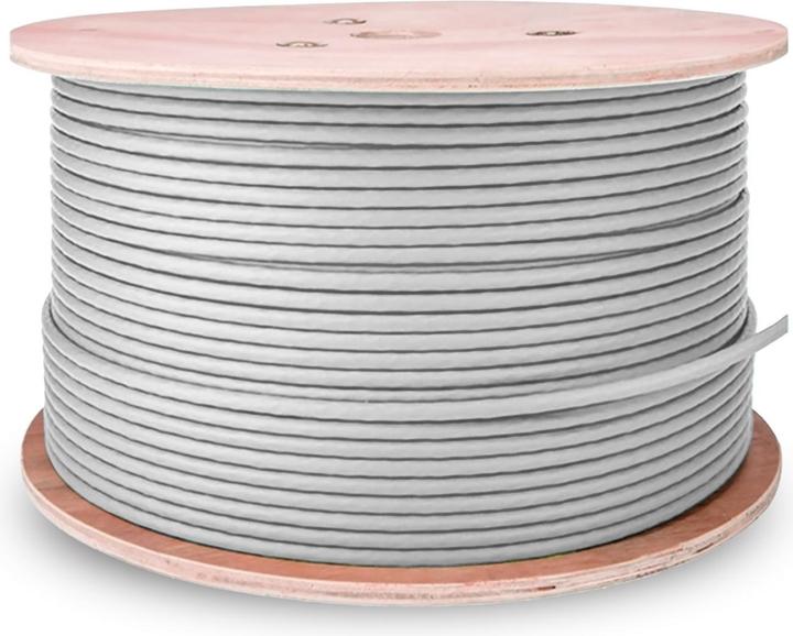 Produktbild Aisens BOBINA CABLE RED RJ45 CAT.6 UTP RIGIDO CCA 500M GRIS (U/UTP, CAT6, 500 m)