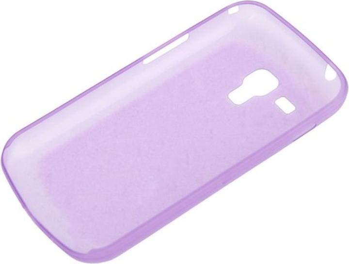 Produktbild König Design Schutzhülle Case Ultra Dünn 0,3mm für Handy Samsung Galaxy Trend Duos / S7562 Lila / Violett Transpa (Samsung Galaxy Trend Duos)