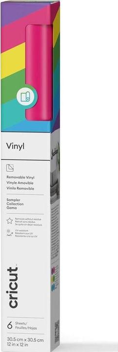 Produktbild Cricut Vinylfolie wiederablösbar Musterpack Tropical 30.5 x