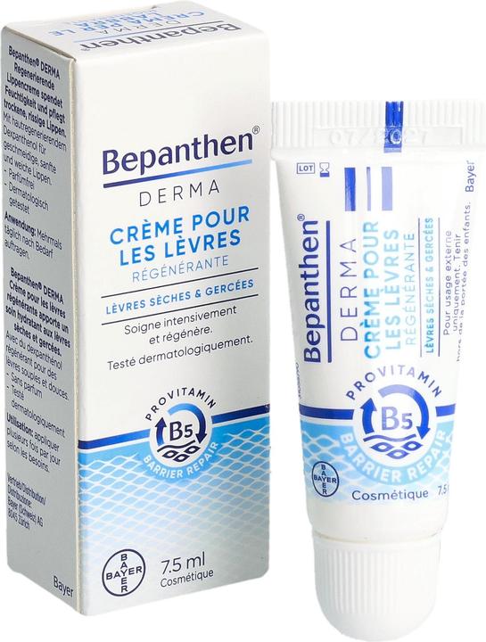 Image du produit Bepanthen Crème régénératrice pour les lèvres (Baume à lèvres, 7.50 ml)