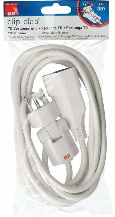 Image du produit Max Hauri clip-clap Rallonge TD H05VV-F3G1.5 (10 m, Type 13)