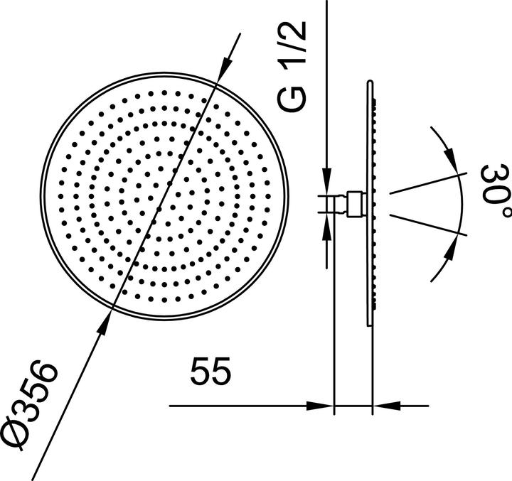 Immagine prodotto Laufen HF504726100000 (1 Tipo di fascio, 12 l/min)