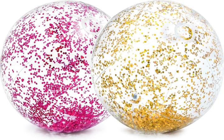 Actual product image Intex Glitter Beach Balls