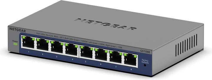 Netgear GS108E (8 ports)