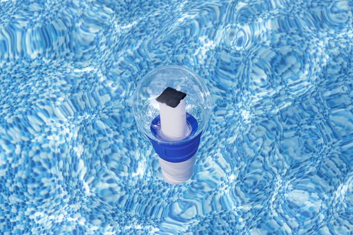Actual product image Bestway SolarSphere LED Chemical Dispenser