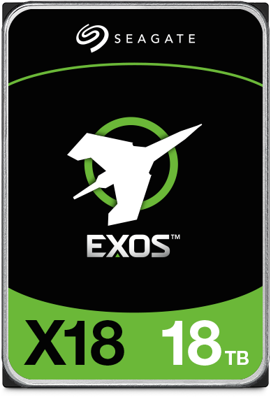 Actual product image Seagate Exos X18 SAS SED (18 TB, 3.5", CMR)