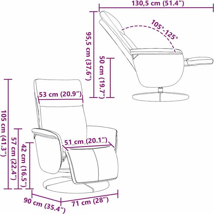 Image du produit vidaXL Massage Relaxsessel