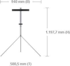 Produktbild Samsung TV-Standfuss VG-SMN2500J (55")