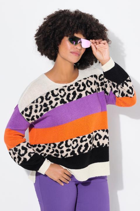 Produktbild Angel of Style Pullover, oversized, Blockstreifen, Langarm (58)