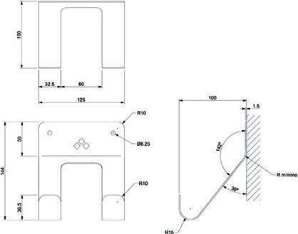 Actual product image Werkstarck Skateboard - Wandhalterung schwarz