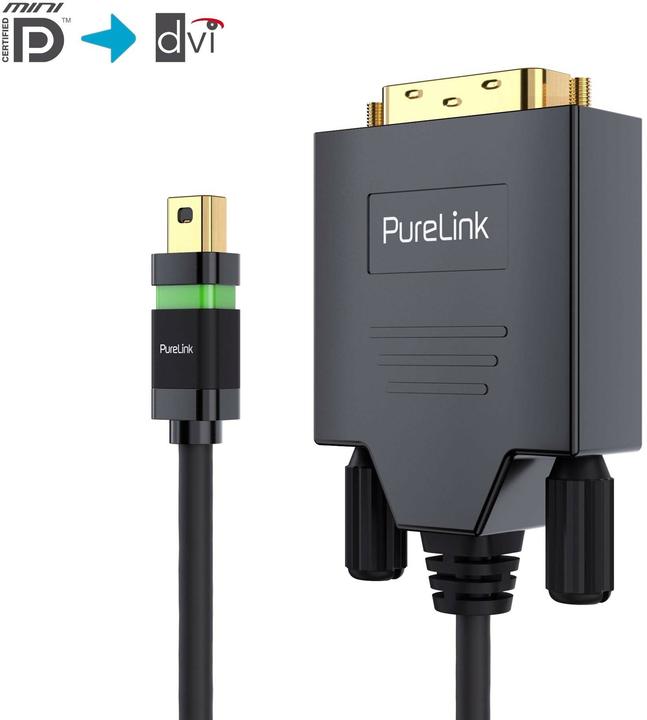 Actual product image Purelink Cable ULS Cert. 2K High Speed Mini DisplayPort - DVI-D, 1 m (1 m)