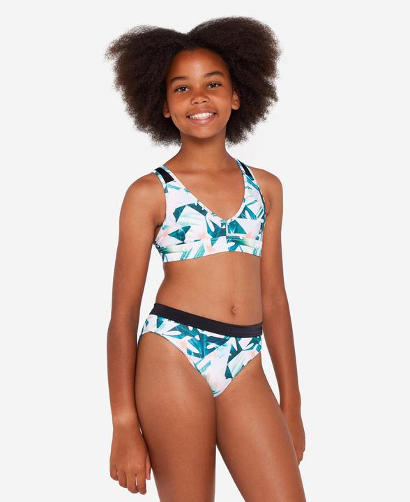 Produktbild Olaian Bikini-Oberteil Mädchen Triangel Lily weiss/geblümt (140)