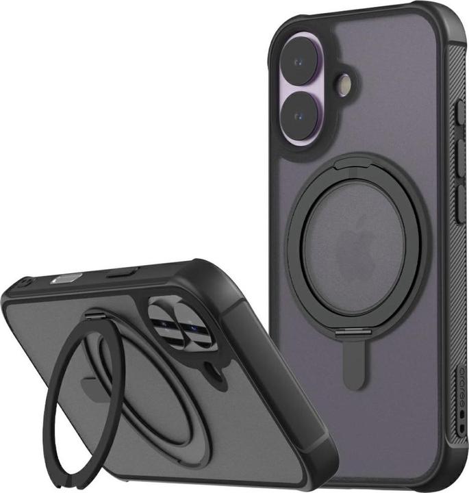 Actual product image Araree Duple M Stand MagSafe Case for iPhone 17 Black (Apple iPhone 17)