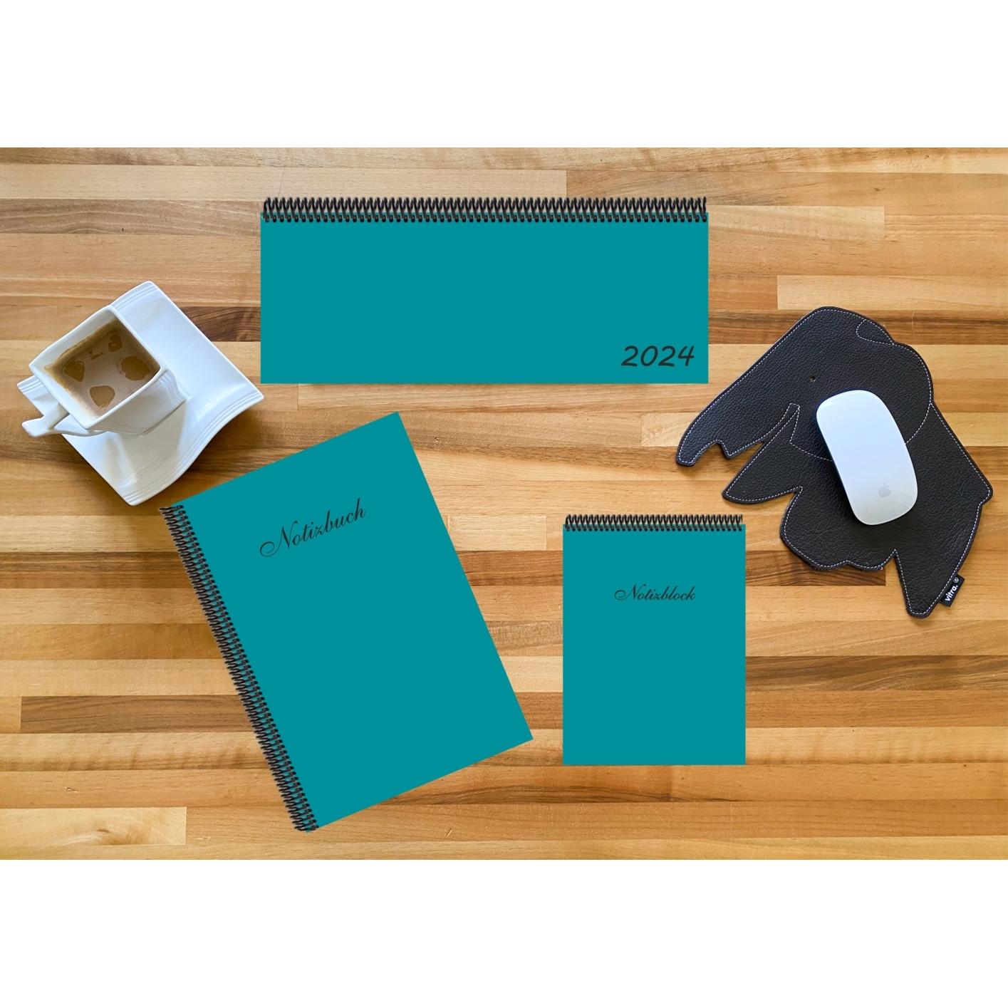 E & Z, Schreibtisch, Schreibtisch-Set, m. 1 Kalender, m. 1 Beilage, m. 1 Beilage, 3 Teile