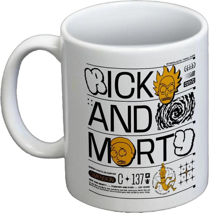 Produktbild Rick And Morty Kaffeebecher Nobody Exists On Purpose (315 ml, 1 x)
