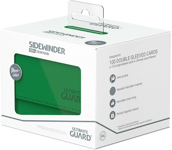Produktbild Ultimate Guard UGD011214 - Sidewinder 100+ XenoSkin Monocolor, Grün