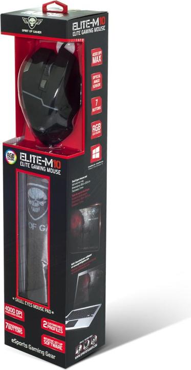 Actual product image Spirit Of Gamer Elite M10 Pack (Cable)