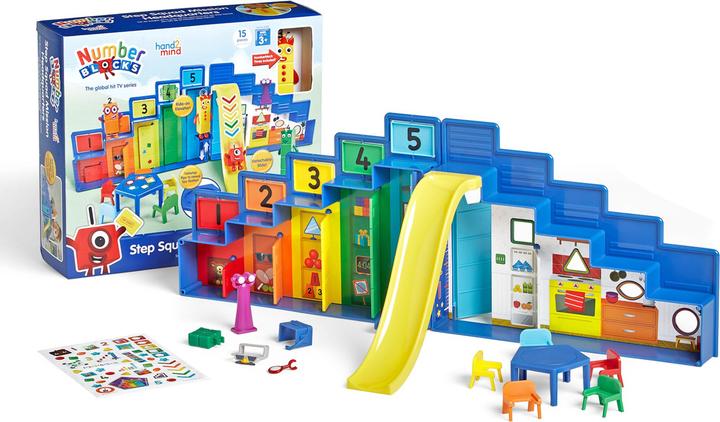 Actual product image Learning Resources Deluxe play set Step Squad headquarters with neighbouring figures