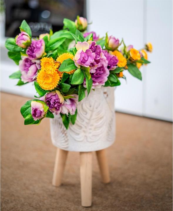 Produktbild HTI-Living Kunstblume Gelbe Margerite (38 cm)