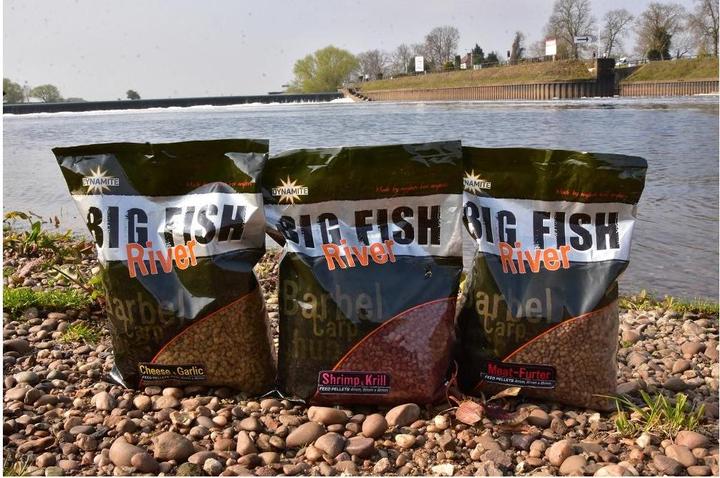 Produktbild Dynamite Baits Big Fish River Feed Pellets Meat Furter