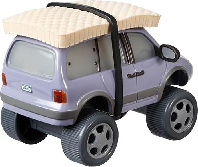 Actual product image Mattel Deluxe Leroy Traffik with Snow Tires