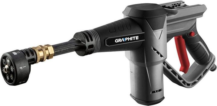 Produktbild Graphite Cordless garden washing machine Energy + 18V Li-lon, max. pressure 24 bar, without battery (Akkubetrieb)