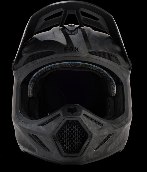 Actual product image Fox V3 RS Carbon Solid Helmet (59 cm, M)
