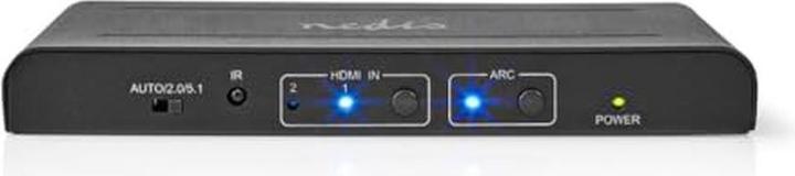 Actual product image Nedis HDMI ™ Extractor | HDMI™ input | TosLink socket / 2x HDMI™ output / 2x RCA / 3.5 mm | Maxim