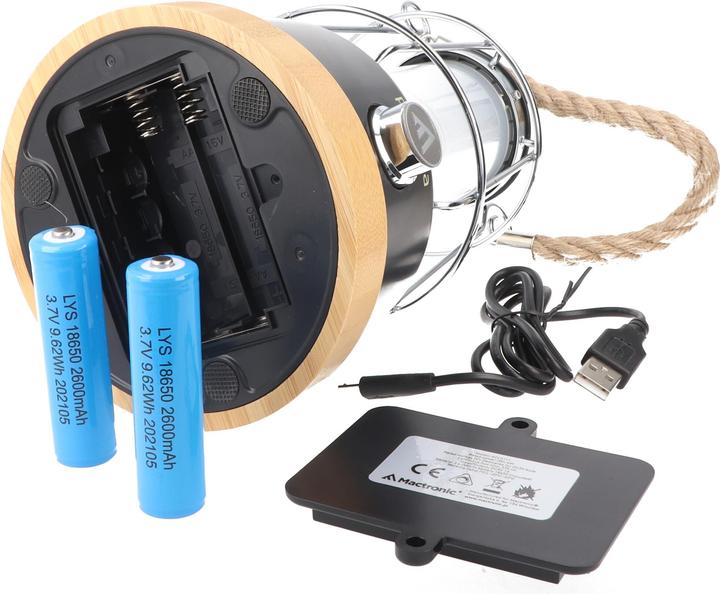 Actual product image Mactronic 370lm Rechargeable Quiet Area Light Pacifica