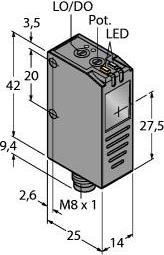 Actual product image Turck Opto sensor (0.80 m)