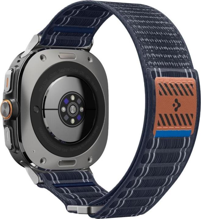 Actual product image Spigen - WBF0 - Samsung Galaxy Watch Ultra 47mm - Navy (Fabric, Nylon)