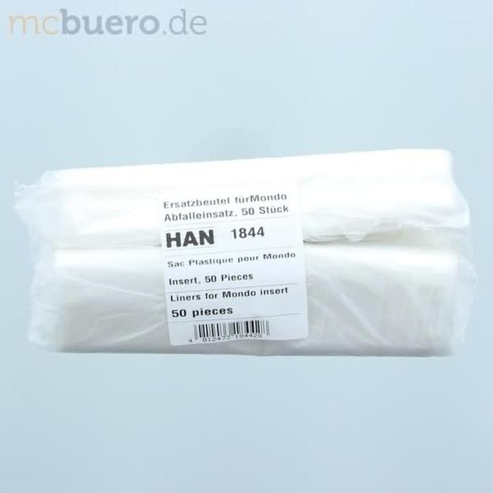 Han Ersatzbeutel für Mondo-Nasseinsatz VE=50 Stück (50 x, 3 l)