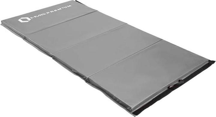 Produktbild HMS Faltbare Gymnastikmatratze Premium MGS01, 2400x1200mm, grau (50 mm)