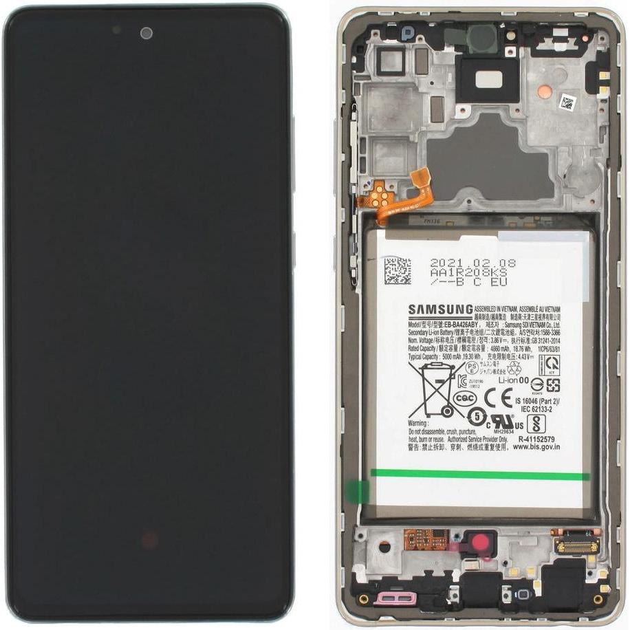 Samsung Galaxy A72 Display and Battery - White (Display, Galaxy A72), Mobilgerät Ersatzteile