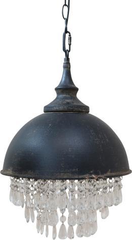 Produktbild Chic Antique Factory Hängelampe mit Kunststoffkristallen (E27)