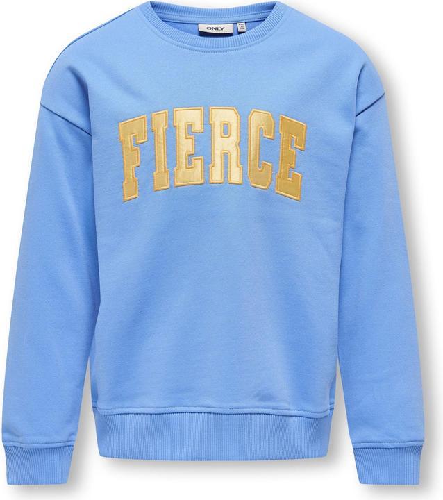 Produktbild Only Normal geschnitten Rundhals Tief angesetzte Schulter Sweatshirt Sweatshirt (122, 128)