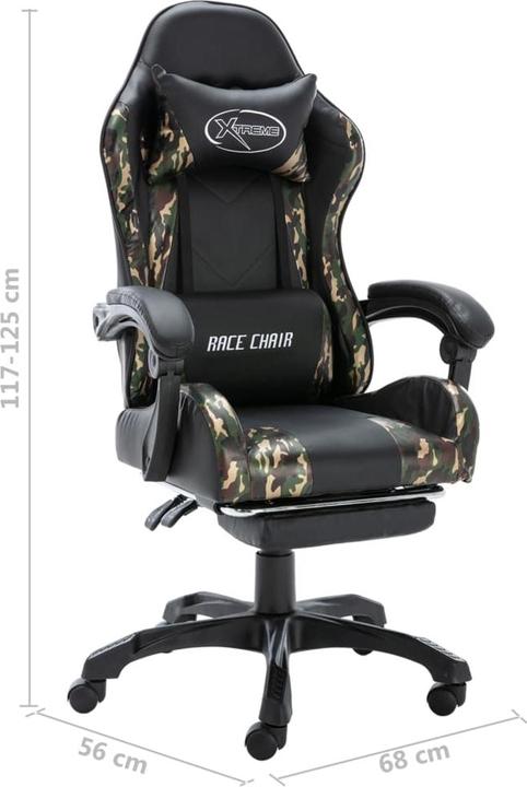 Produktbild vidaXL Racing-Stuhl (42 - 50 cm)