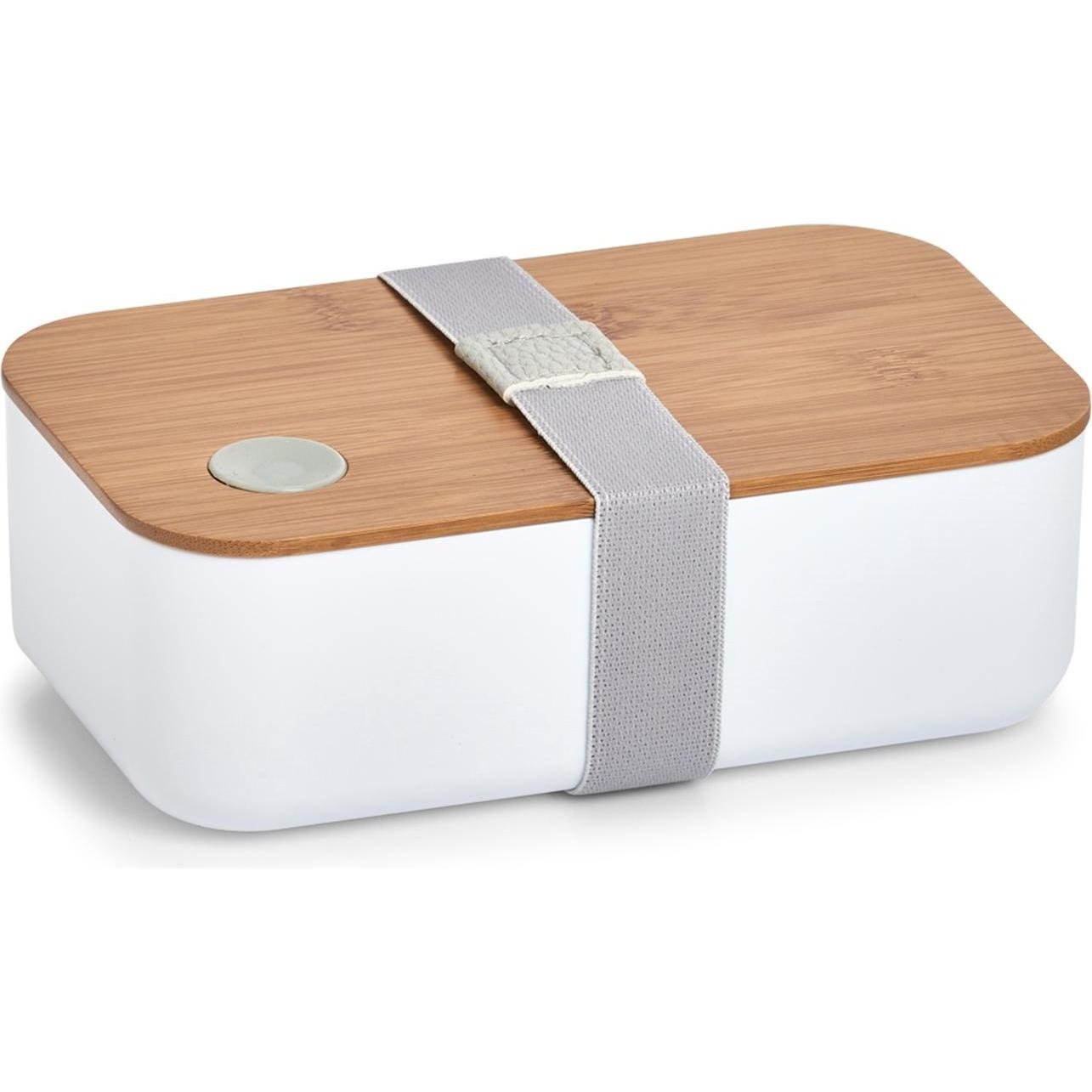 Zeller Present Lunch Box, Lunchbox, Weiss