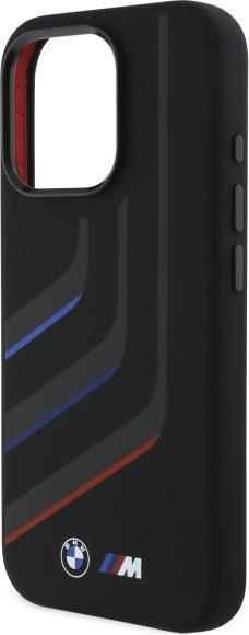 Image du produit BMW BMHMP16X23SLIK iPhone 16 Pro Max 6.9" czarny/black hardcase Silicone Turning Lines MagSafe (Apple iPhone 16 Pro Max)