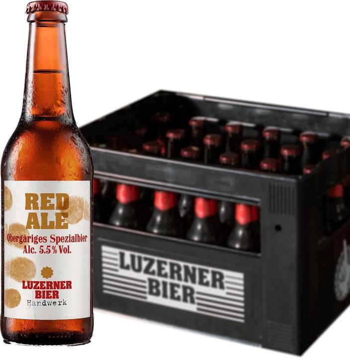 Actual product image Luzerner Craft RED ALE Lucerne Brewery / (24 x 33 cl)