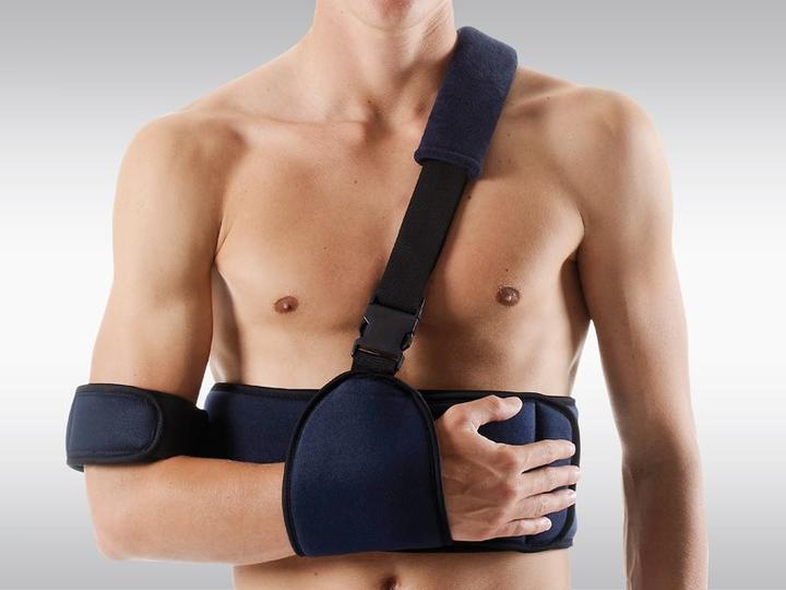 Image du produit Omnimed Ortho Omo Deluxe Schulterfix bleu (Taille unique)