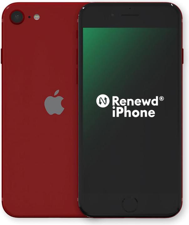 Produktbild Renewd iPhone SE 2022 (128 GB, Rot, 4.70", 12 Mpx, A / Wie neu)