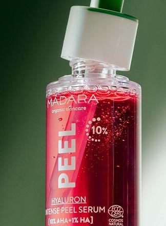 Actual product image Madara Natural Peeling Serum AHA & Hyaluron - 30ml - Mádara (30 ml)