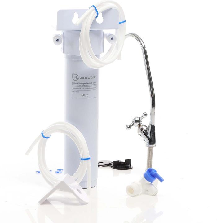 Produktbild Naturewater NW-1-GAC 1 Stufen Untertisch Wasserfilter Wasserhahn 5µ Aktivkohle