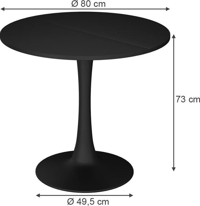 Immagine prodotto Vicco Carl (Ø 80 x 73 cm)