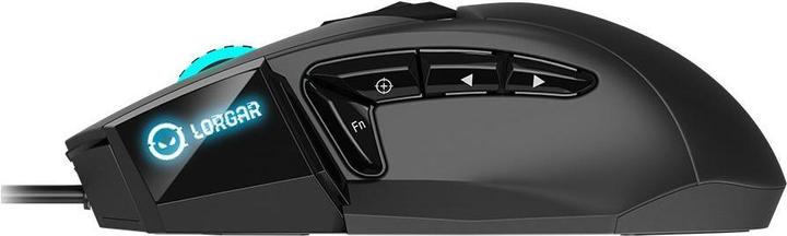 Produktbild Lorgar Stricter 579, gaming mouse, 9 programmable buttons, Pixart PMW3336 sensor, DPI up to 12 000 (Kabelgebunden)