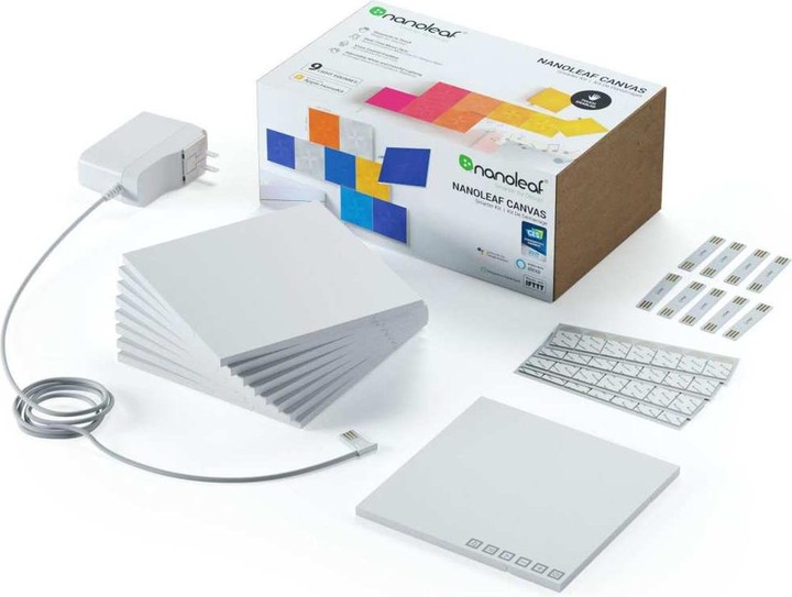 Actual product image Nanoleaf Canvas Smarter Kit (9 Panels) (900 lm)